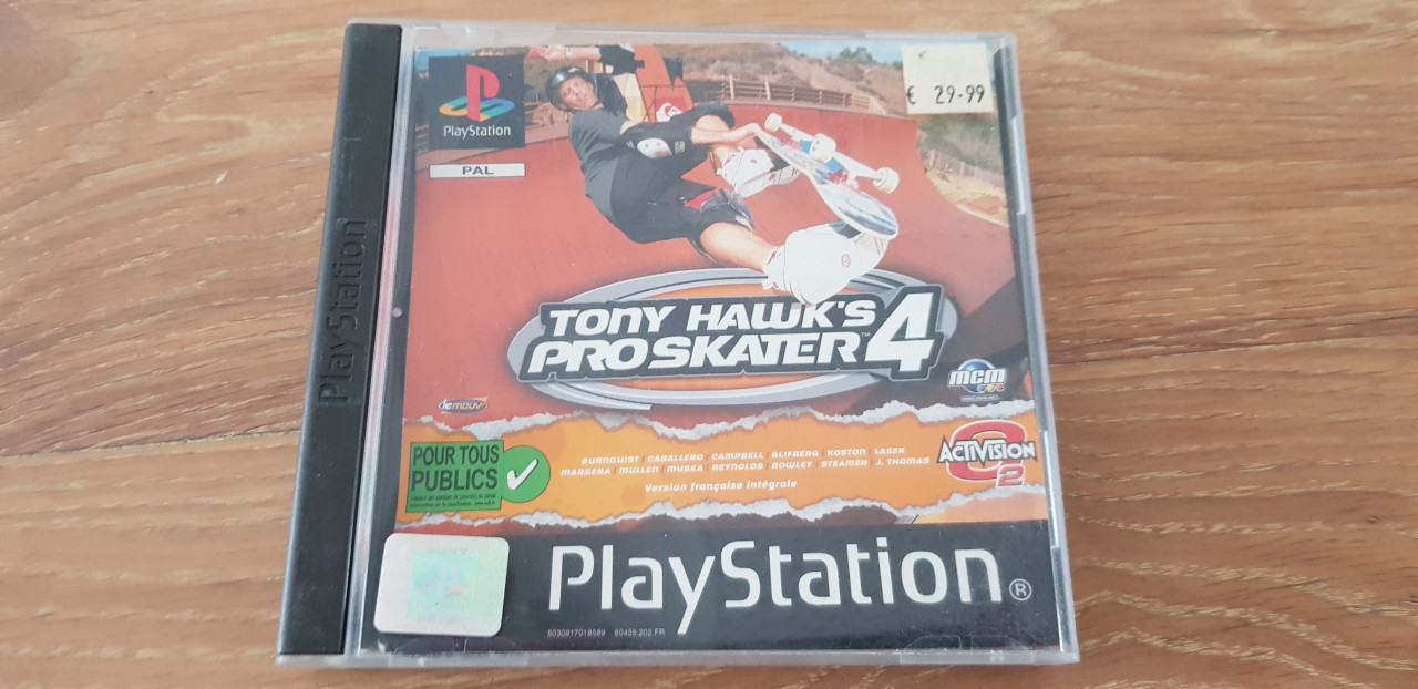 Image article Tony hawk's 4 ps1