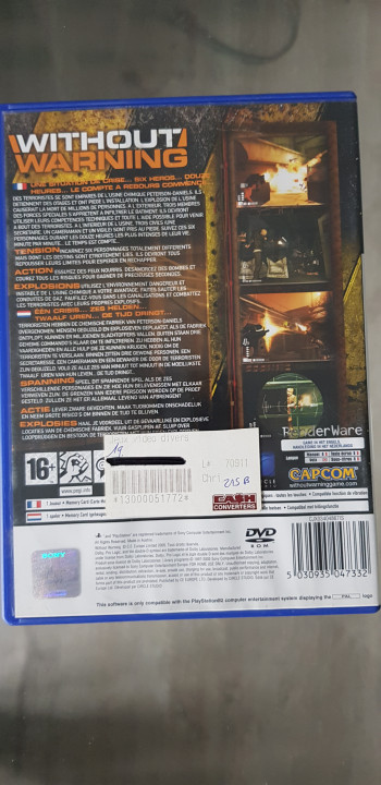 Image article Without warning ps2