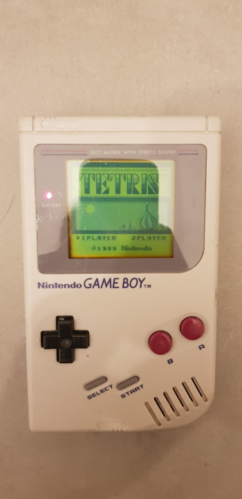 Image article Gameboy gris + Tertris