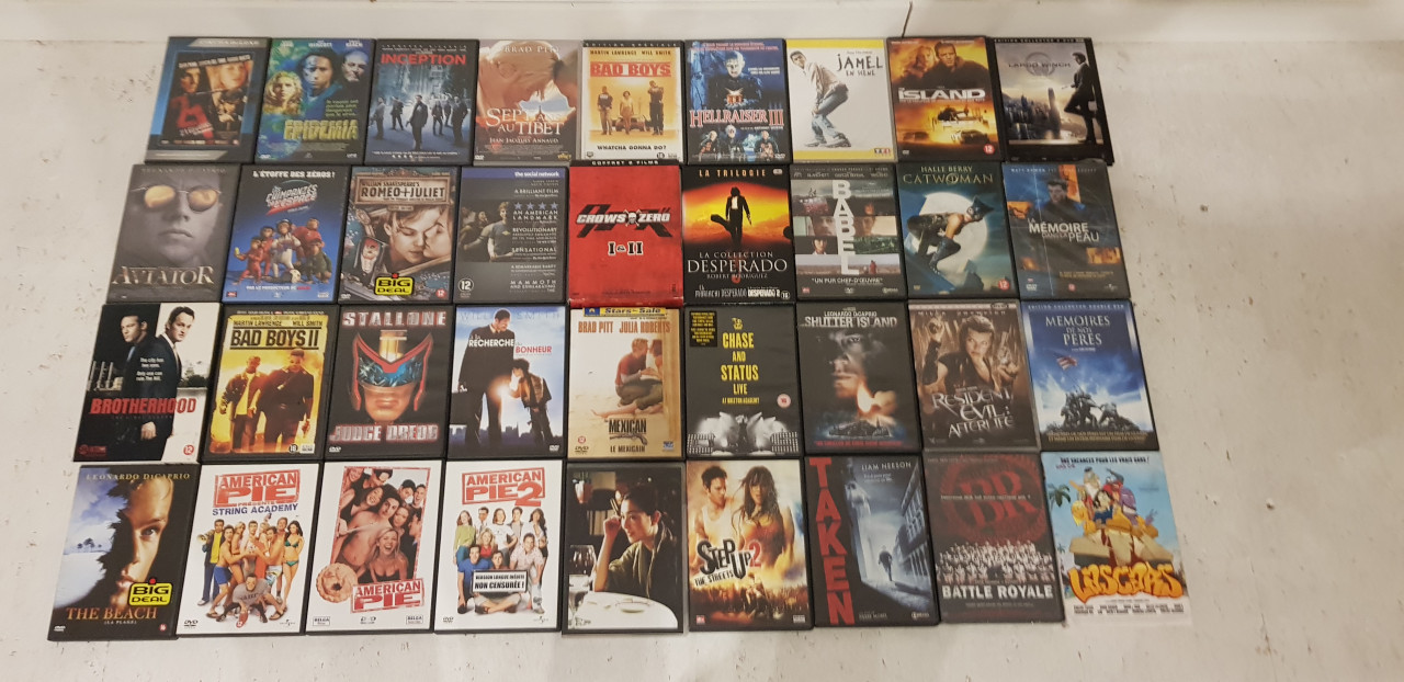 Image article Lot de 36 DVDs en tout genre