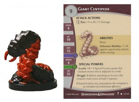 Image article Giant Centipede #56 Dungeons of Dread